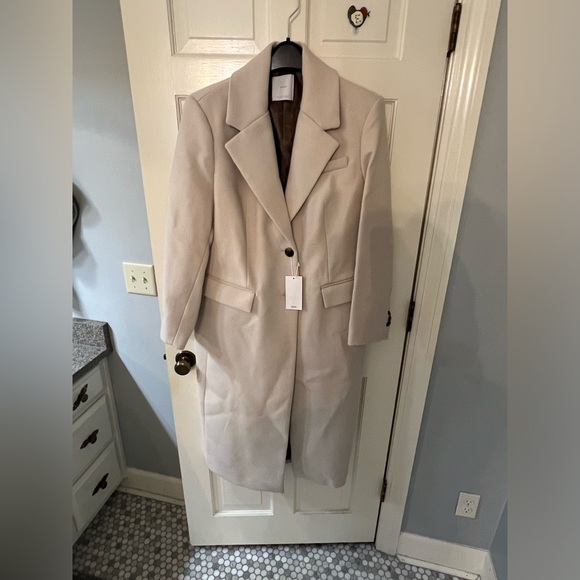 MANGO tan Tailored Coat! - Picture 2 of 5